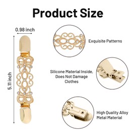 3 Pcs Dress Clips back Cinch, Waist Clips for Dresses, Dress Tightener Clinch Clip