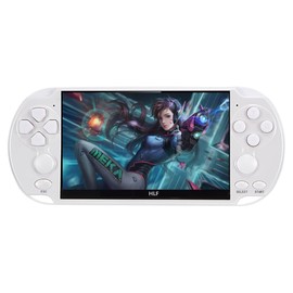 HLF Multi-Function 5.1 Inch Video Game Console Built-in 7500 Retro Games Portable Handheld Portable Support Arcade Multiple Emulator Games Archiveable MP3/4 Men/Kids