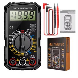 51CH025 Digital Multimeter Voltmeter Ammeter Ohmmeter for Measuring Voltage, Current, Resistance, Continuity and Transistors