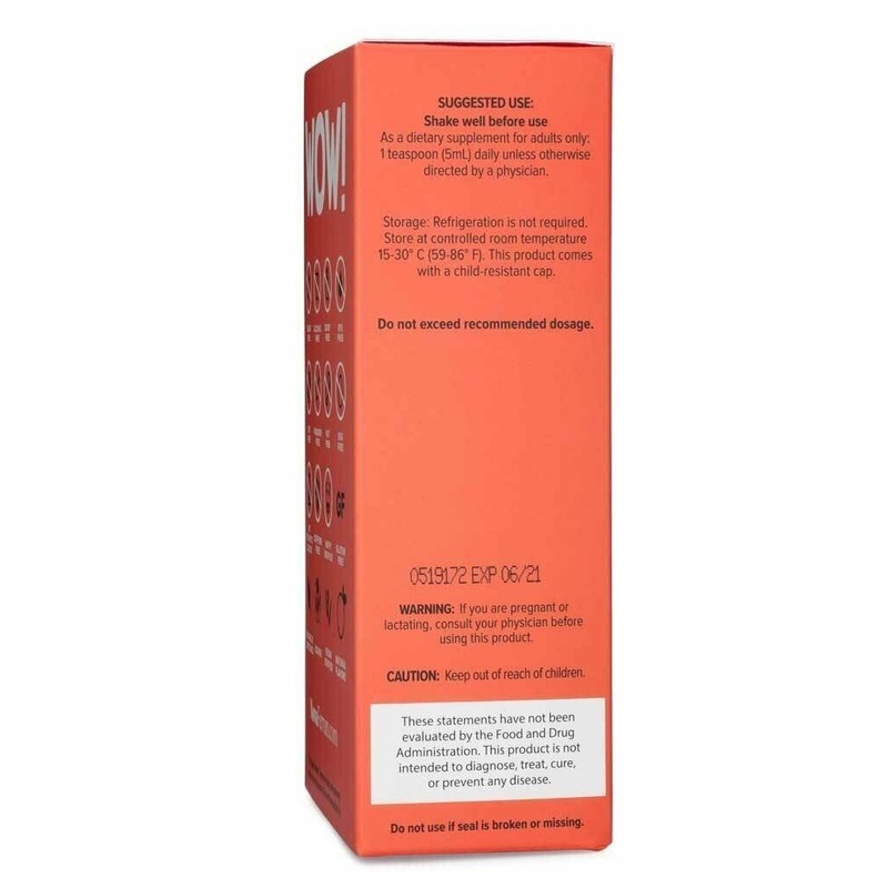 NovaFerrum High Potency Liquid Iron Supplement Raspberry Grape Flavor 125mg