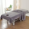 Morbuy Massage Bed Cover Sheet with Face Hole, Microfibre Beauty