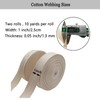 Dortrue Cotton Webbing 1 Inch 2 Rolls/ 20 Yards Webbing