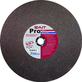 United Abrasives- SAIT TM 14 X 1/8 X 20MM PRO (QTY: 10) Portable Saw Cutting Wheel, Multi, 24140