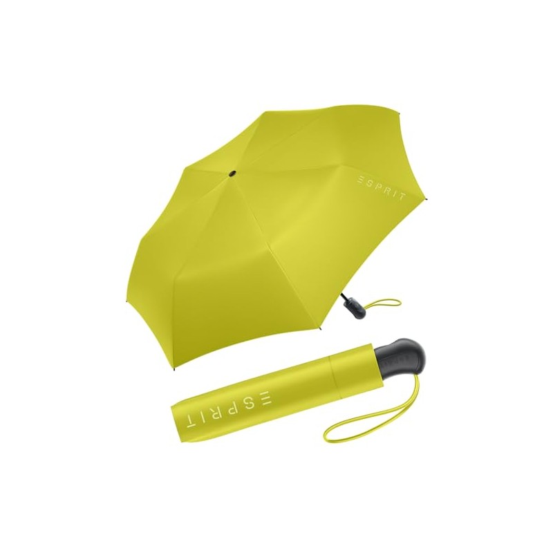 Esprit Easymatic Light Pocket Umbrella Open/Close Automatic FJ 2022, apfelgrün,