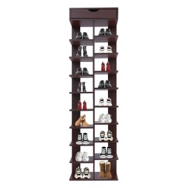 10 Tier Vertical Shoe Rack, Free Standing Shoe Storage Rack, Modern Shoe Rack