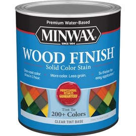 qt Minwax 11731 Clear Tint Base Wood Finish Water‐Based Solid Color Stain
