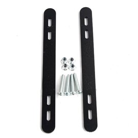 Heavy Duty Bicycle Basket Mount Adapter for E-Bikes and Mountain Bikes, Steel Construction (Black)