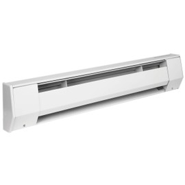 KING 2K1205BW K Series Baseboard Heater, 27" / 500W / 120V, White