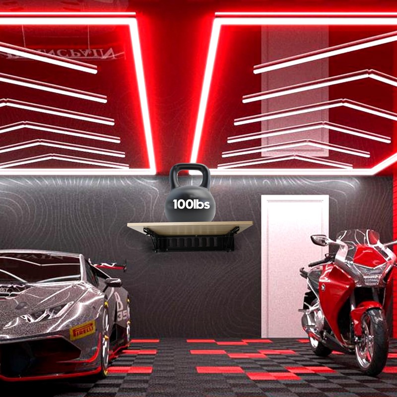 12 Inch Double Fittings E Track Shelf Bracket - Durable