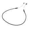 914mm/36in Stainless Steel Throttle Cable Replacement with Wrench AF42‑1101BLK Universal