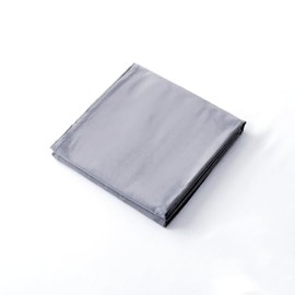 Microfiber Queen Bedding Flat Sheet, Ultra Soft and Wrinkle, Fade, Stain Resistant Top Sheet (Gray, Twin)