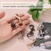 PATIKIL 4Pcs Swivel Eye Bolt Snap Hooks One End Flag