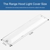 SB03294757 Range Hood Light Cover for Broan Light Lens Cover,