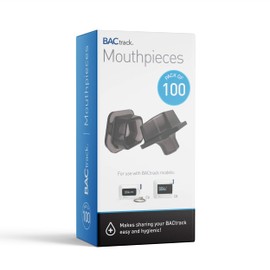 BACtrack C-Series Breathalyzer Mouthpieces (100 Count) | Compatible with BACtrack C6 and C8 Breath Alcohol Testers | Not Compatible with BACtrack Mobile Smartphone Breathalyzer