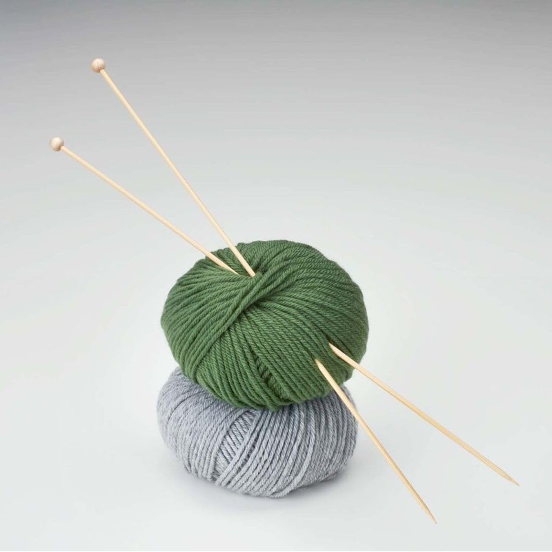 Addi Knitting Needles Bamboo, Brown, One Size