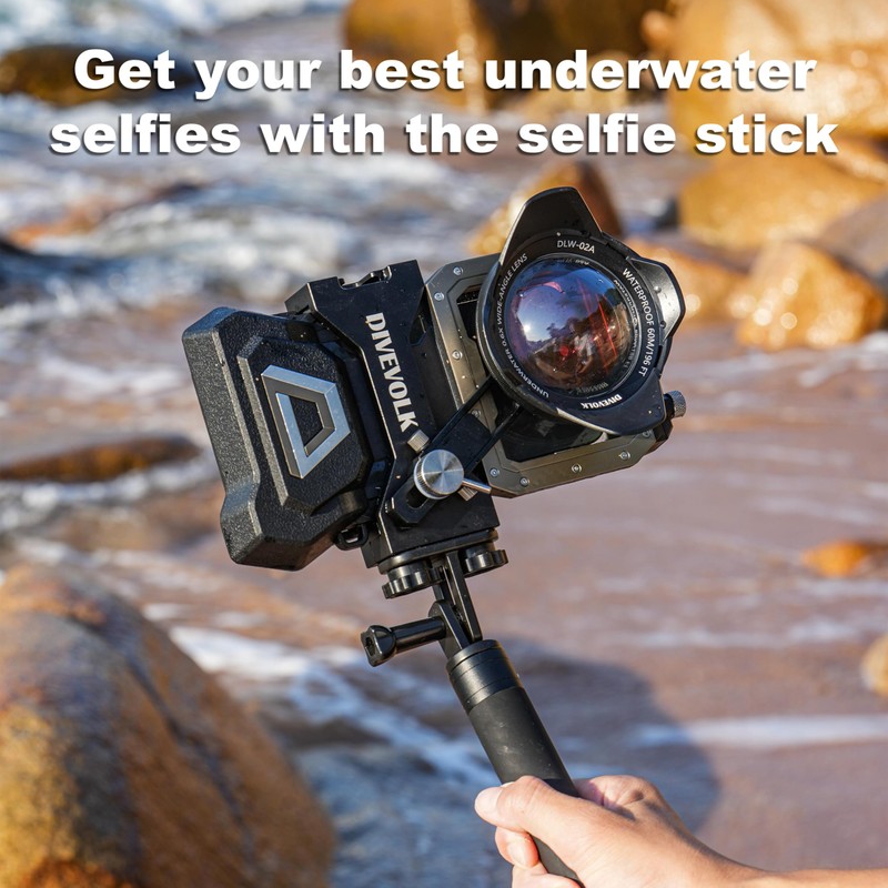 DIVEVOLK Underwater Selfie Stick 2024 Version for SEATOUCH 4 MAX
