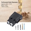 39Pcs Pocket Hole Jig 15 Degree Woodworking Guide Oblique Drill
