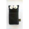 Handkerchief Gnome, Handkerchief Case, Leather Case, Black