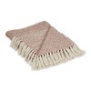 DII Diamond Throw Collection Cotton Woven, 50x60, Cinnamon