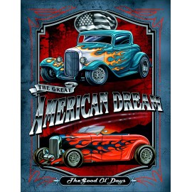 Handmade The Great American Dream The Good Ol Days Hot Rods -MAGNET