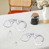 VARKAGE Pack of 4 Children's Handcuffs, Toy Handcuffs, Handcuffs Costume