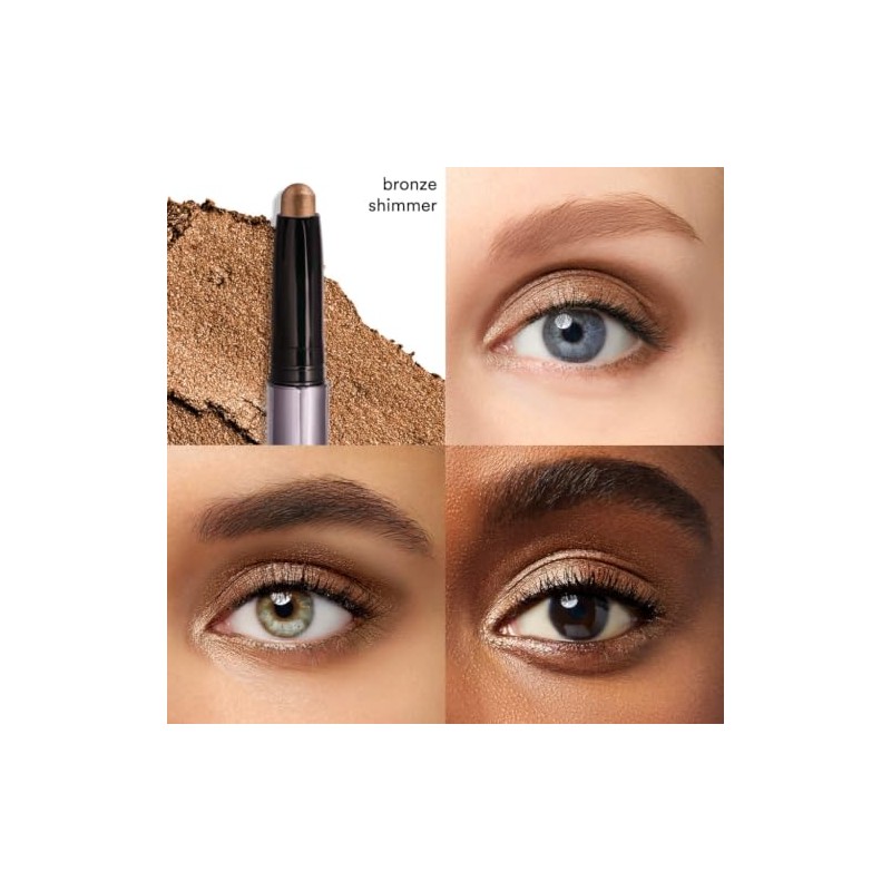 Julep Eyeshadow 101 Crème to Powder Waterproof Eyeshadow Stick, Bronze