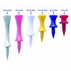 PGA Tour 200 Castle Golf Tees - Red/Yellow/Blue/Pink/Gray