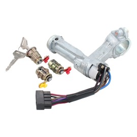 MOTOKU Ignition Switch Assembly and Door Lock Cylinder Set for Toyota Corolla 1987-1992