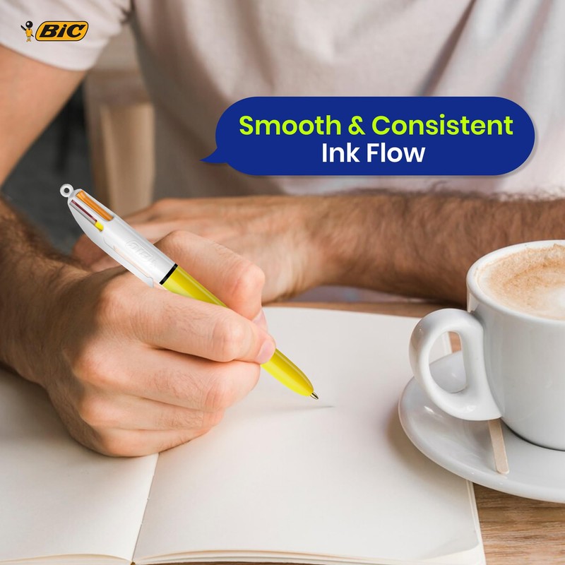 BIC - 1 pen with 4 colours Sun – Medium