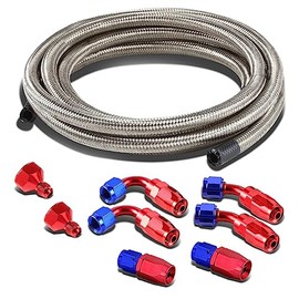 Fuel Tank Fittings+Stainless Steel Braided Fuel Line+Fuel Hose Fitting | 6AN to 10AN