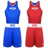 Ringside unisex adult Reversible Competition Uniform Boxing Outfit, Red/Blue, XX-Large