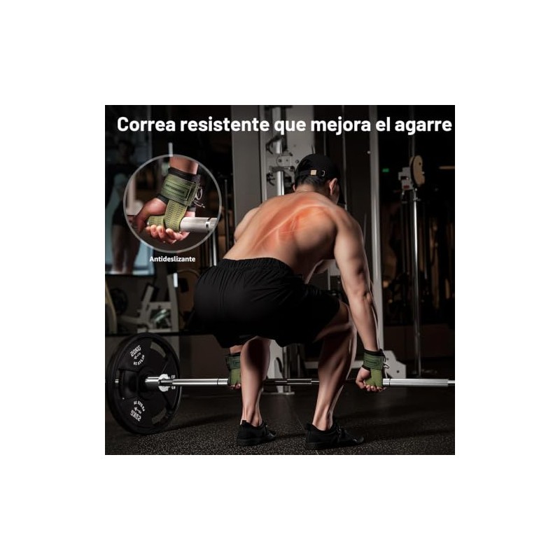 M MANUEKLEAR - Correas de muñeca para levantamiento de pesas,