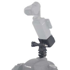 Rigdance Cold Shoe Mount Adapter for DJI Osmo Pocket 3 Camera, with Pocket 3 Expansion Adapter for DSLR Hot Shoe Mount