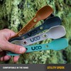 UCO Utility Spork Camping Spoon-Fork-Knife Utensil, 2 Pack