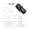 Squareplug SPX-MBK, Low Profile Heavy Duty Male 3 Pin XLR