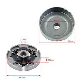 Atunee 3/8” 6T Clutch Sprocket Drum Washer Needle Bearing Kit for Stihl MS170 MS180 018 017 Chainsaw with Spark Plug Replace 1121 162 1001 1123 640 2003 1123 160 2050