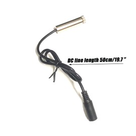 DC green laser module industrial laser module, adjustable focal length line length 19.7 ″/50cm DC plug diameter 12mm point (point-1pack)