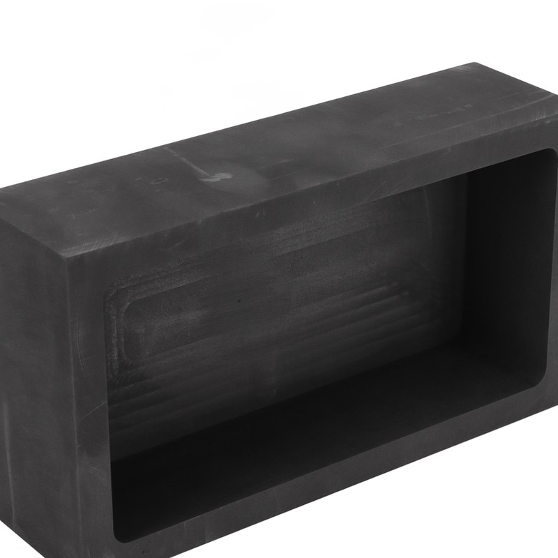 Graphite Ingot Mold 20.9lb Alchemy Capacity Graphite Casting Melting Ingot