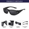 VIEWBETTER Polarized Fit Over Glasses Sunglasses for Men UV Protection