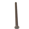 Antique Brass Flat Slotted Countersunk Head Screws, M3.5 x 50mm.