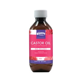 Wonder Foods Organic Cold Pressed Castor Oil 200ml