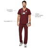 FIGS Chisec Three-Pocket Scrub Top for Men – Burgundy, XL