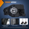 Nilight Fog Lights Assembly Compatible with 2013 2014 2015 Ford