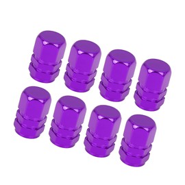 Hihaha Tire Stem Valve Caps/Outer for Car Motorcycle/Durable 8pcs Purple Tire Stem Valve Caps/Purple 8 Pcs