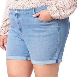 Levi Strauss Signature Gold Women's Mid-Rise Shorts (Available in Plus Size), (New) Wavelength, (New) Wavelength, 20 Plus