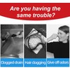 24pcs Disposable Shower Drain Cover 4"x4" Mesh Stickers, Anti-Clog Filter,
