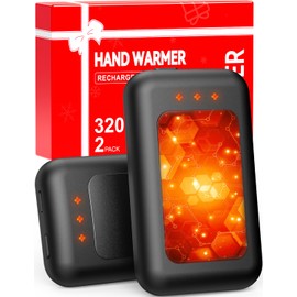 Hand Warmers, Hand Warmers Rechargeable, Reusable Portable Electric Hand Warmer, Fast Intelligent Heating in 1 Second, Gifts for Christmas, Outdoor, Golf, Hunting, Camping Accessories