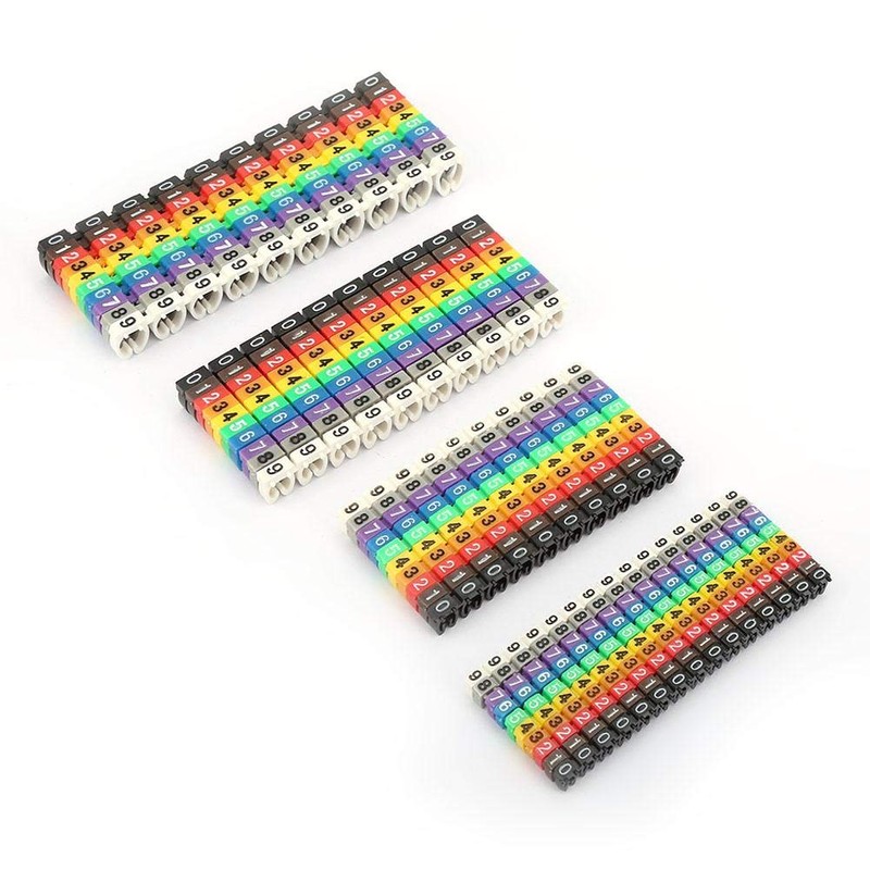 Plastic Digital Clip String Wire Marker with Plastic Digital Number