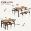 CABIHOME Dining Table Set for 4, Kitchen Table Set with