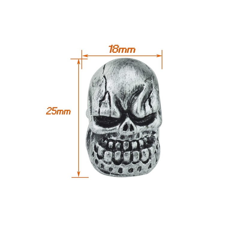Lunsom Skull Tire Valve Stem Caps Vehicle Wheels Air Valves